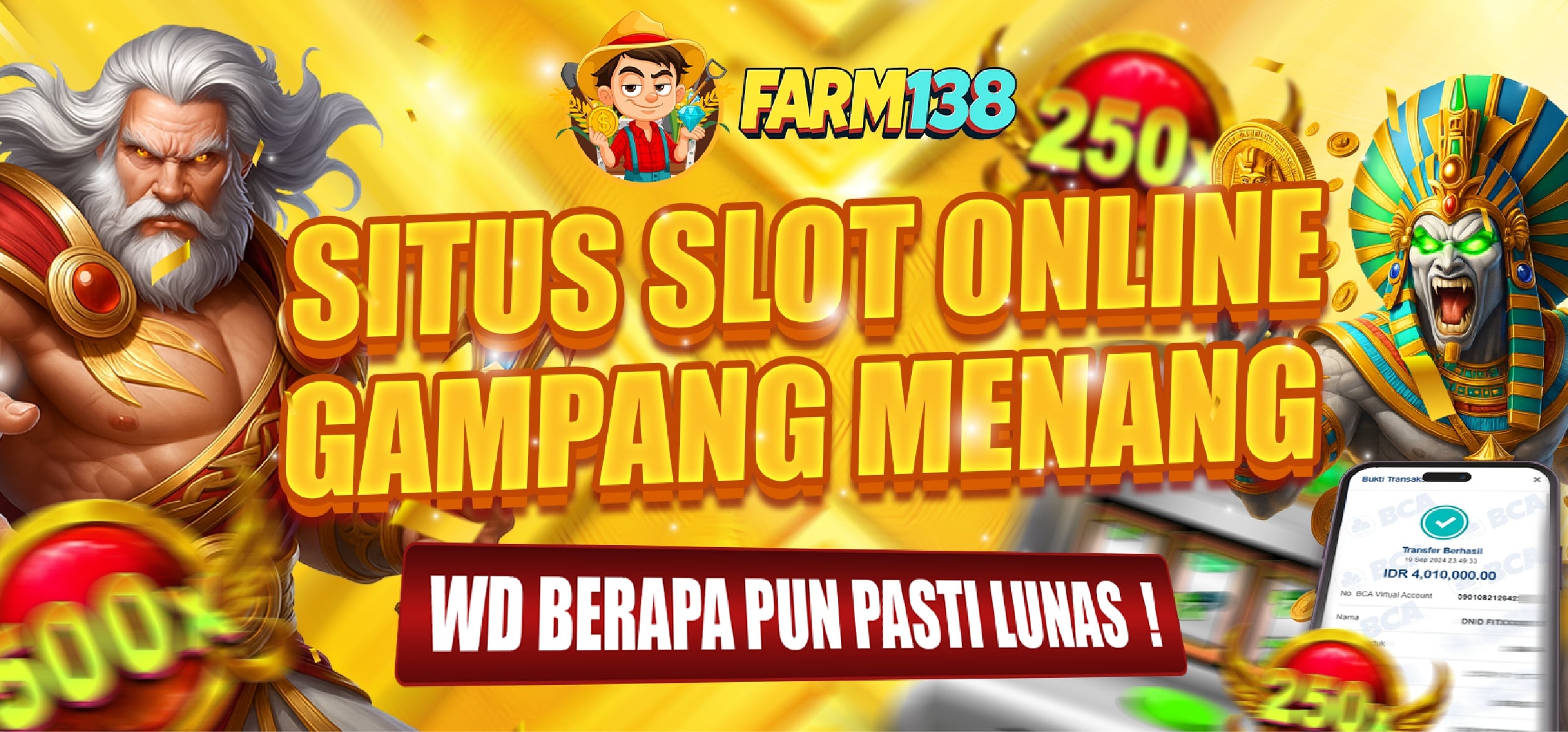 FARM138 SITUS SLOT GACOR GAMPANG MENANG 2025